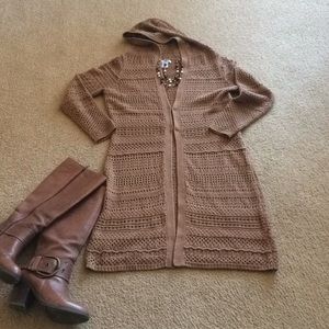 Duster style sweater